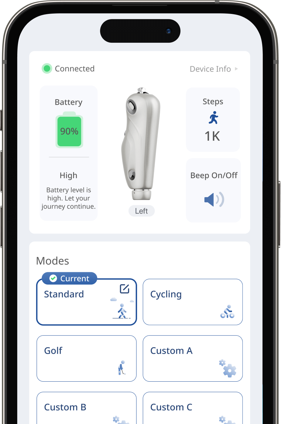 kneuro app step screen